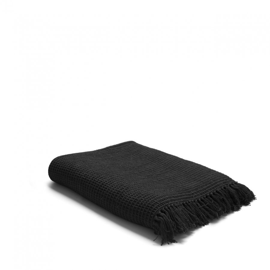 Juna Land Plaid 130x180 cm, Sort