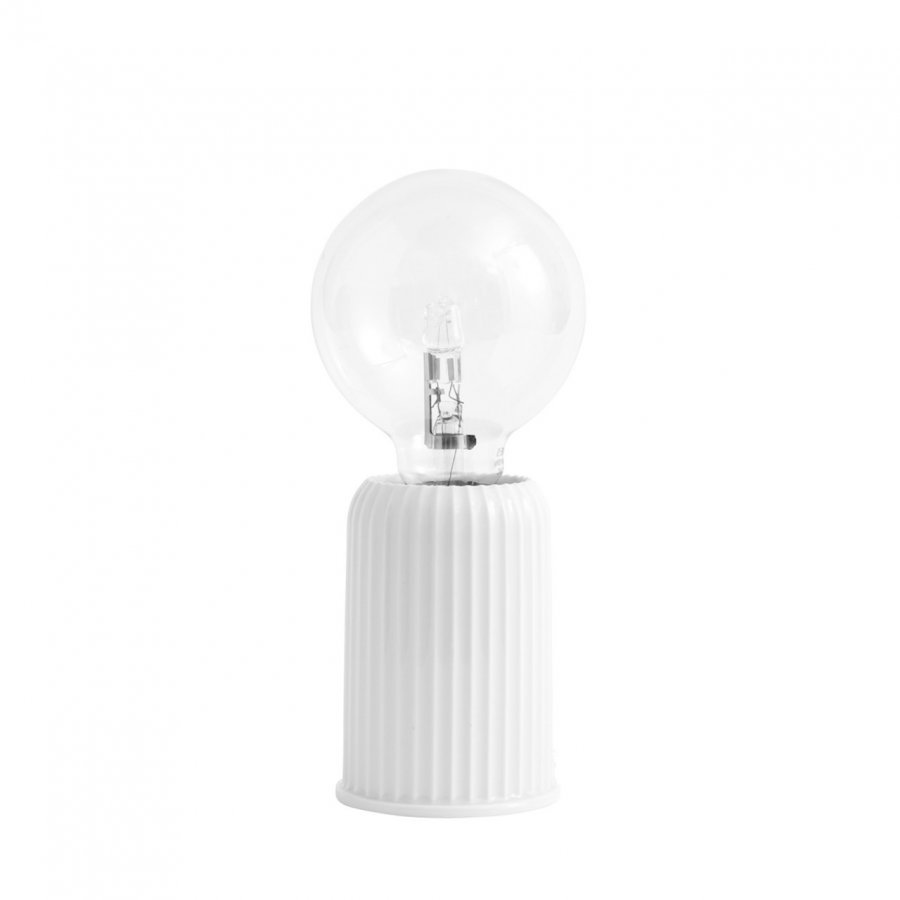 Lyngby Porceln Bordlampe 03 Fitting 10,7 cm, Hvid