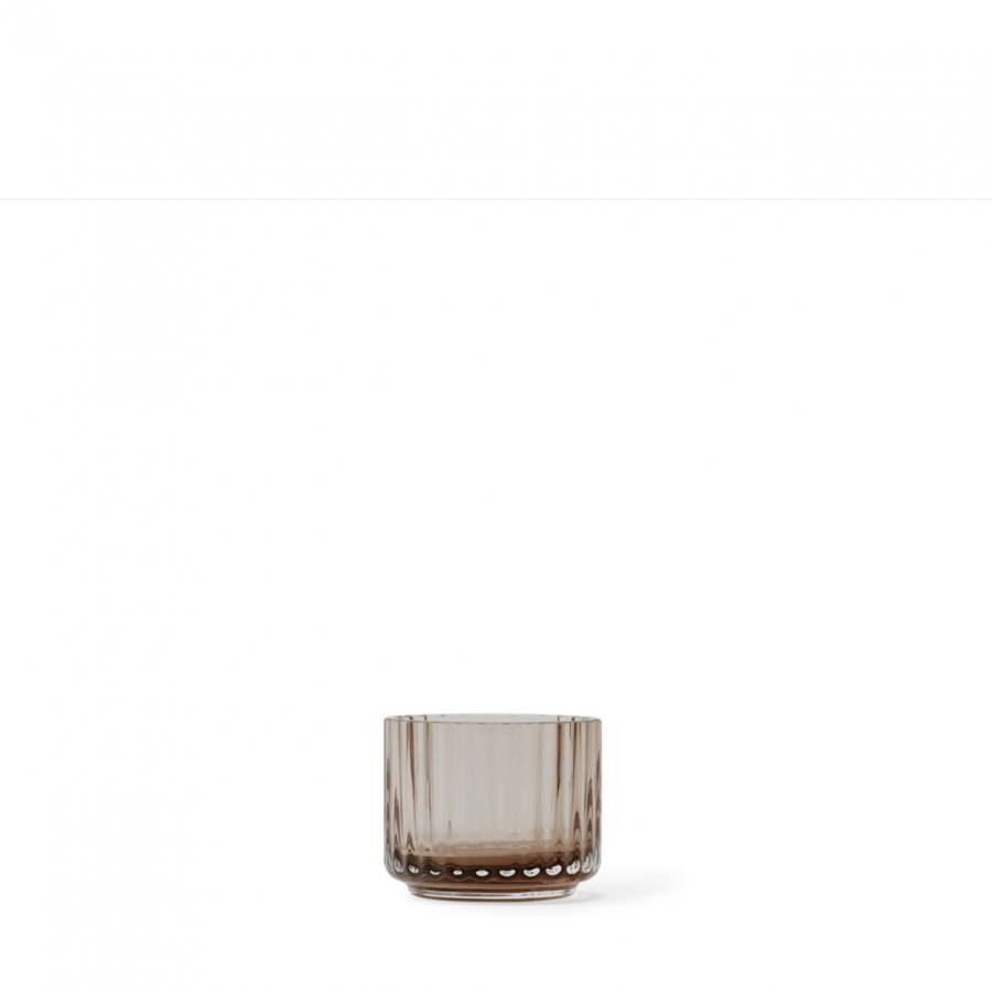 Lyngby Fyrfadsstage Smoke/Brown, 5,5cm