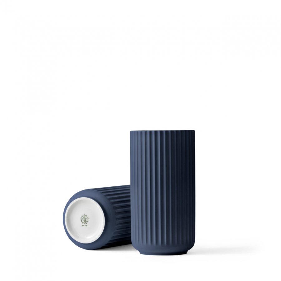Lyngby Vase Midnight blue, 20cm