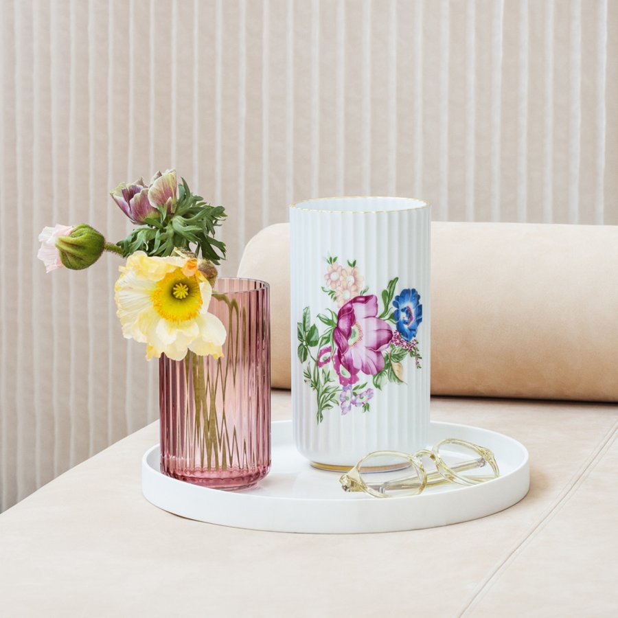 Lyngby Porceln Vase 20,5 cm, Blomsterdekoration