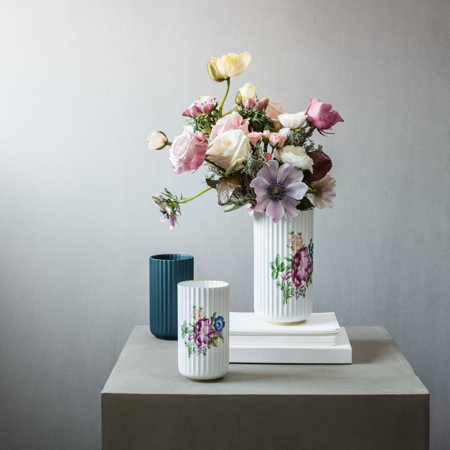 Lyngby Porceln Vase 20,5 cm, Blomsterdekoration