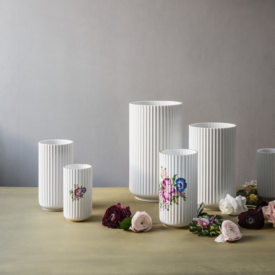 Lyngby Porceln Vase 20,5 cm, Blomsterdekoration