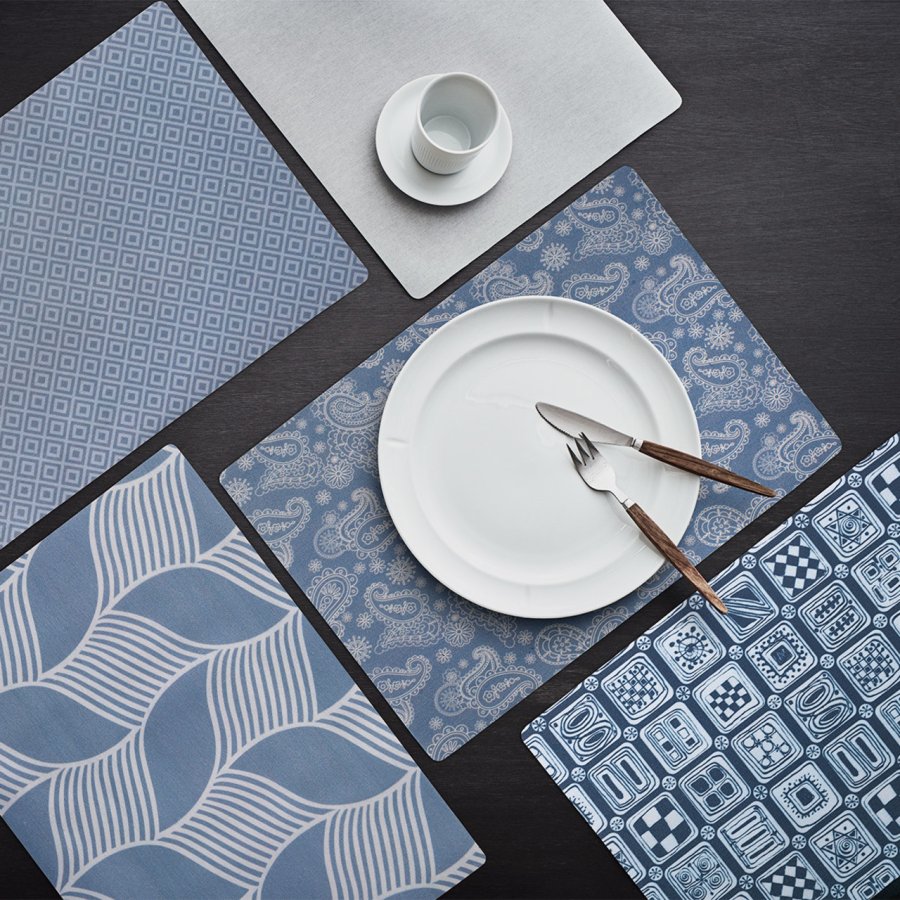 Juna Sea D�kkeserviet 43x30 cm, M�rk bl�