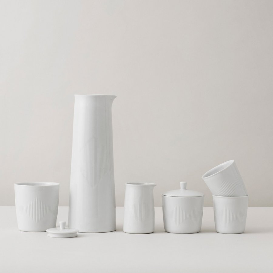 Lyngby Porceln Thermodan Sukkerskl 8 cm, Hvid