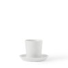 Lyngby Thermodan Termo kaffekop med underkop Hvid, 12 cl