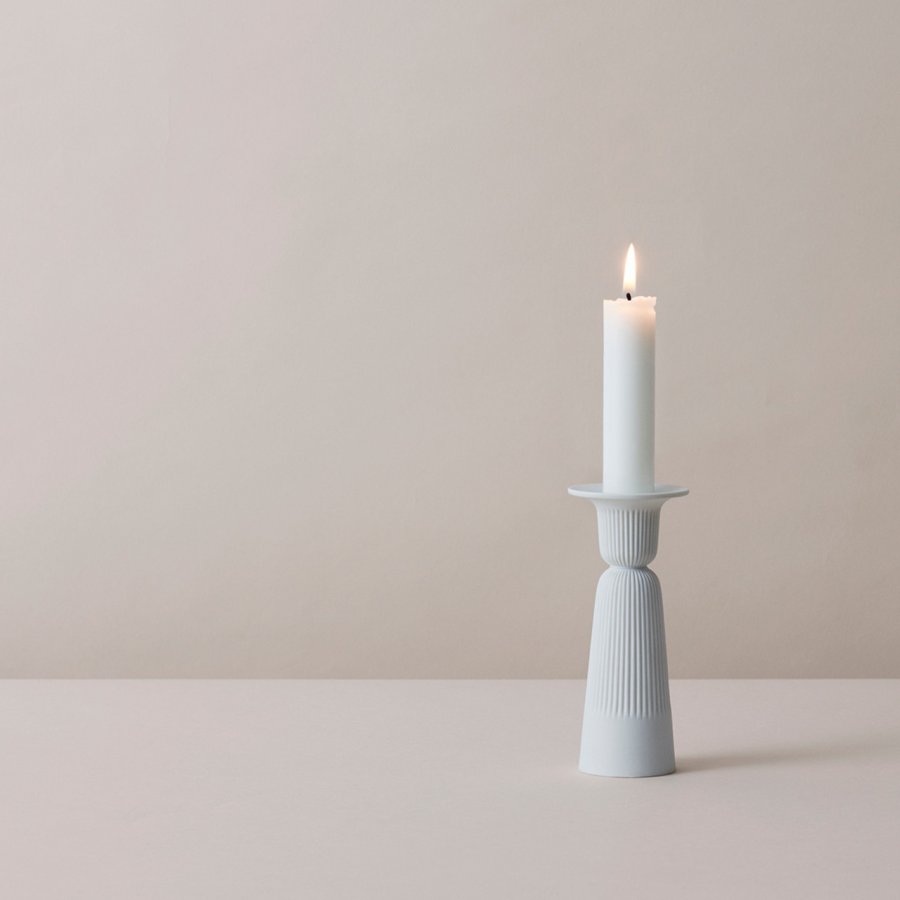 Lyngby Tse Lysestage Hvid, 16cm