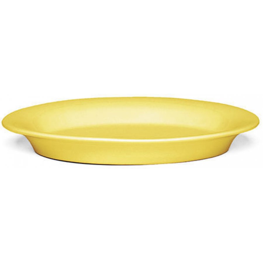 Kähler Ursula Oval Tallerken 22 cm, Gul