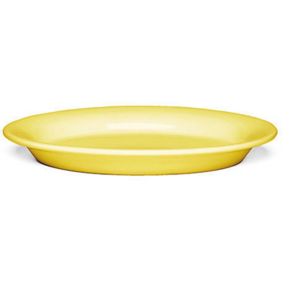 Kähler Ursula Oval Tallerken 18 cm, Gul
