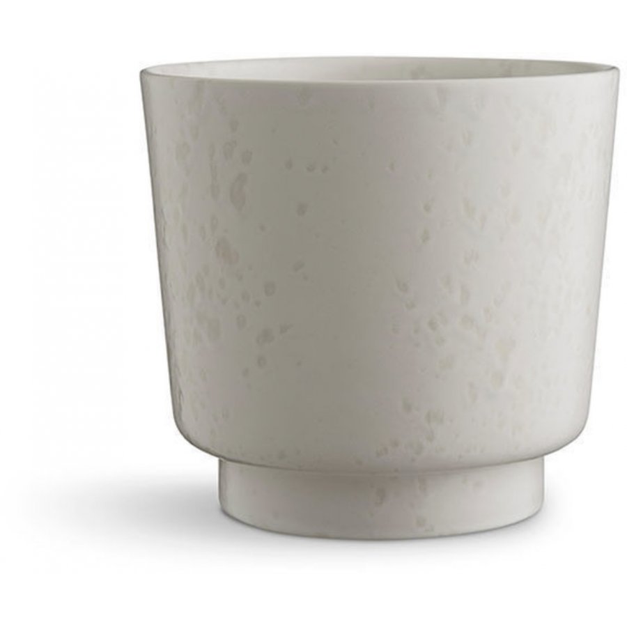 K&auml;hler Ombria Urtepotteskjuler 18,5 cm, Marmorhvid