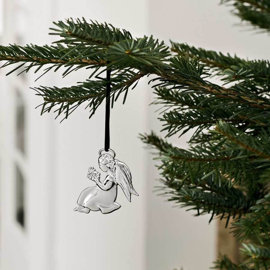 Rosendahl Engel med blomster H7,5cm, Fors�lvet