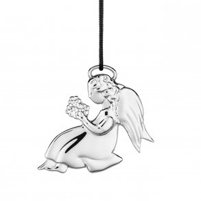 Rosendahl Engel med blomster H7,5cm, Fors�lvet