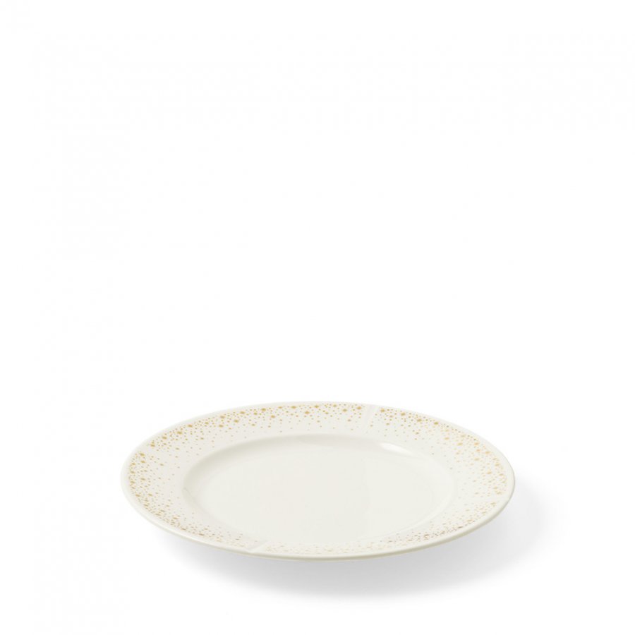 Rosendahl Grand Cru Moments Tallerken 23cm, Hvid m. guld