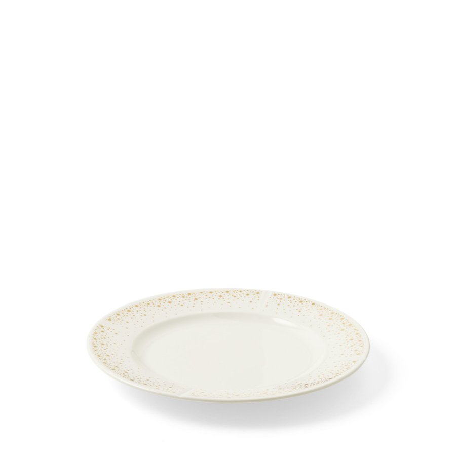Rosendahl Grand Cru Moments Tallerken 23cm, Hvid m. guld