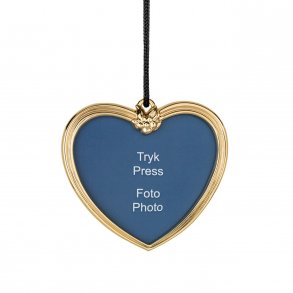 Rosendahl Hjertebilledramme H6,5cm, Forgyldt