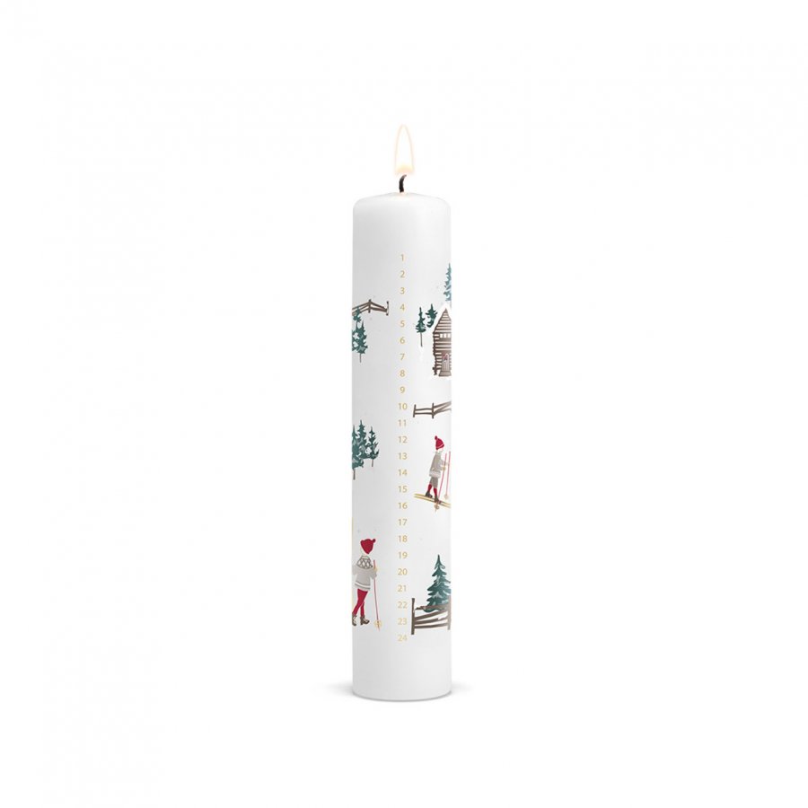 Holmegaard Christmas Kalenderlys 2019 multi,  5 cm