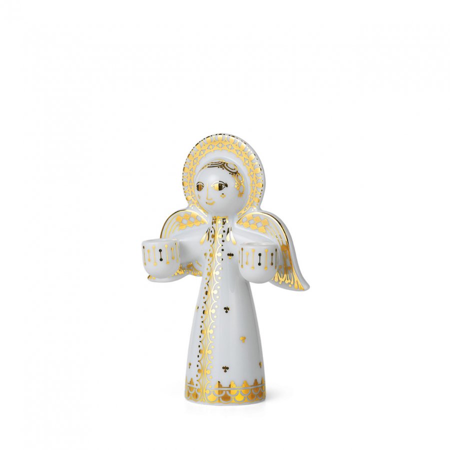 Bjrn Wiinblad Christmas Lucia Lysestage H15,5 cm, Guld