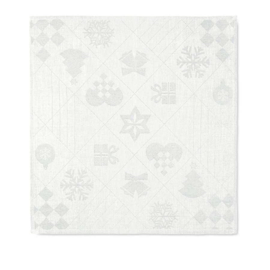 Juna Natale Stofserviet 4 stk. 45x45 cm, Offwhite
