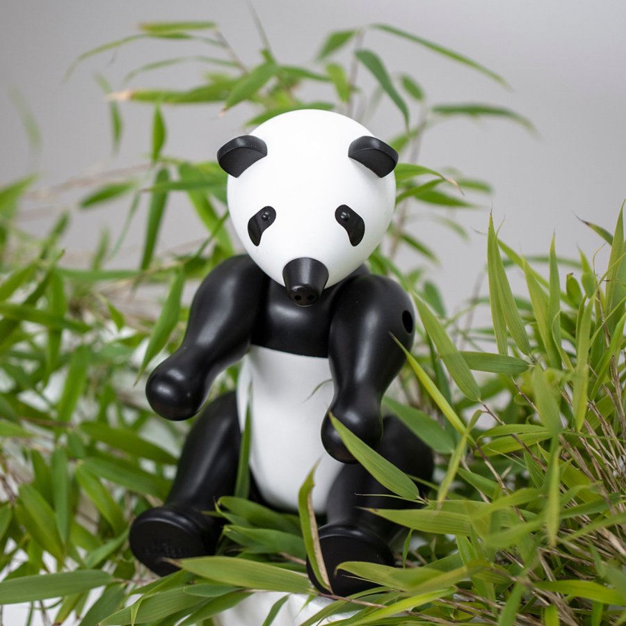 Kay Bojesen Pandabjrn WWF Mellem 25 cm, Malet Bgetr