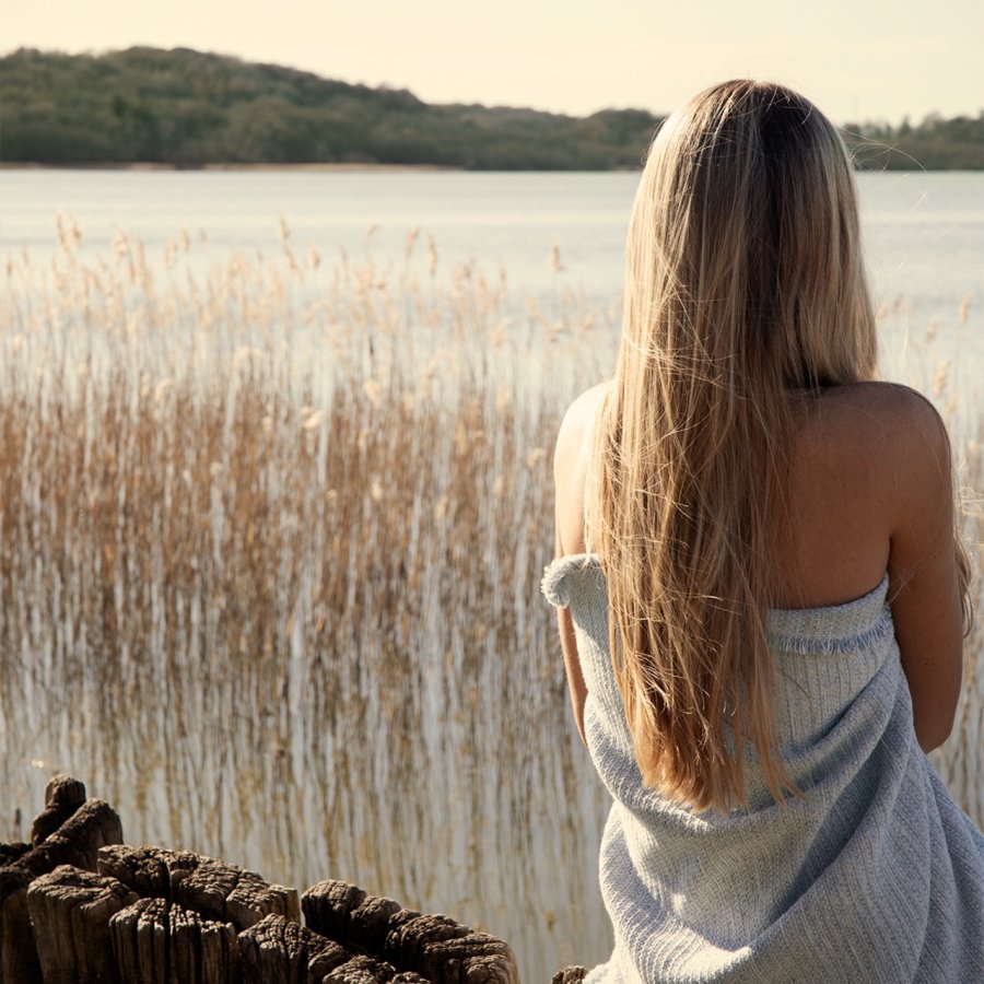 Juna Reflection H�ndkl�de 50x100 cm, Bl�