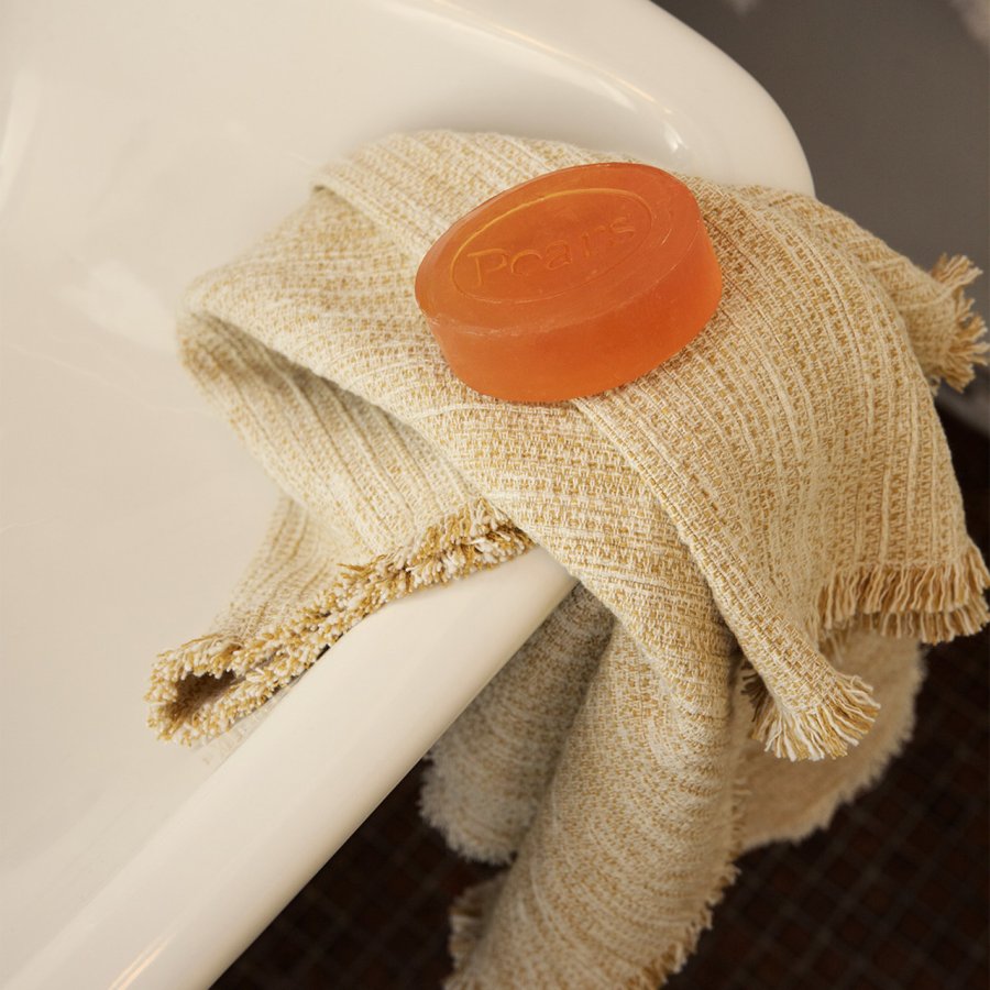 Juna Reflection H�ndkl�de 70x140 cm, Hvid