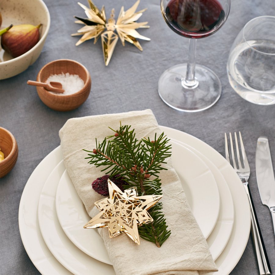 Rosendahl Karen Blixen Julestjerne H9,5 cm, Forslvet