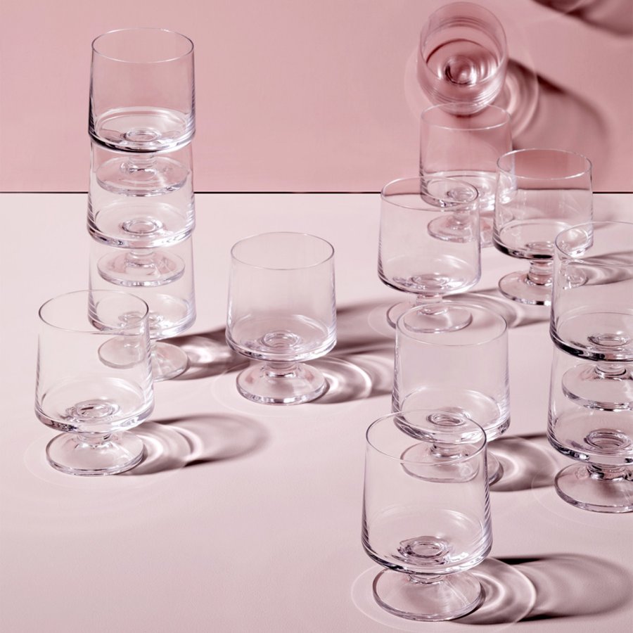 Holmegaard Stub Glas 4 stk. 21 cl, Klar