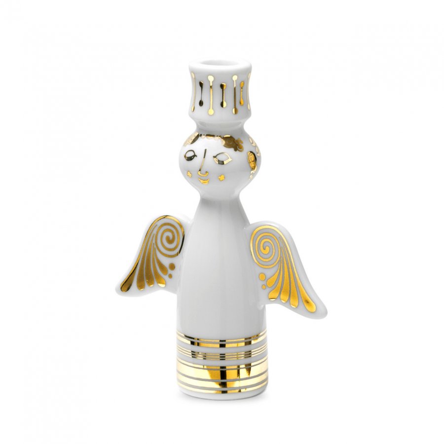 Bjrn Wiinblad Christmas Gabriel Lysestage Guld, H 12,2 cm