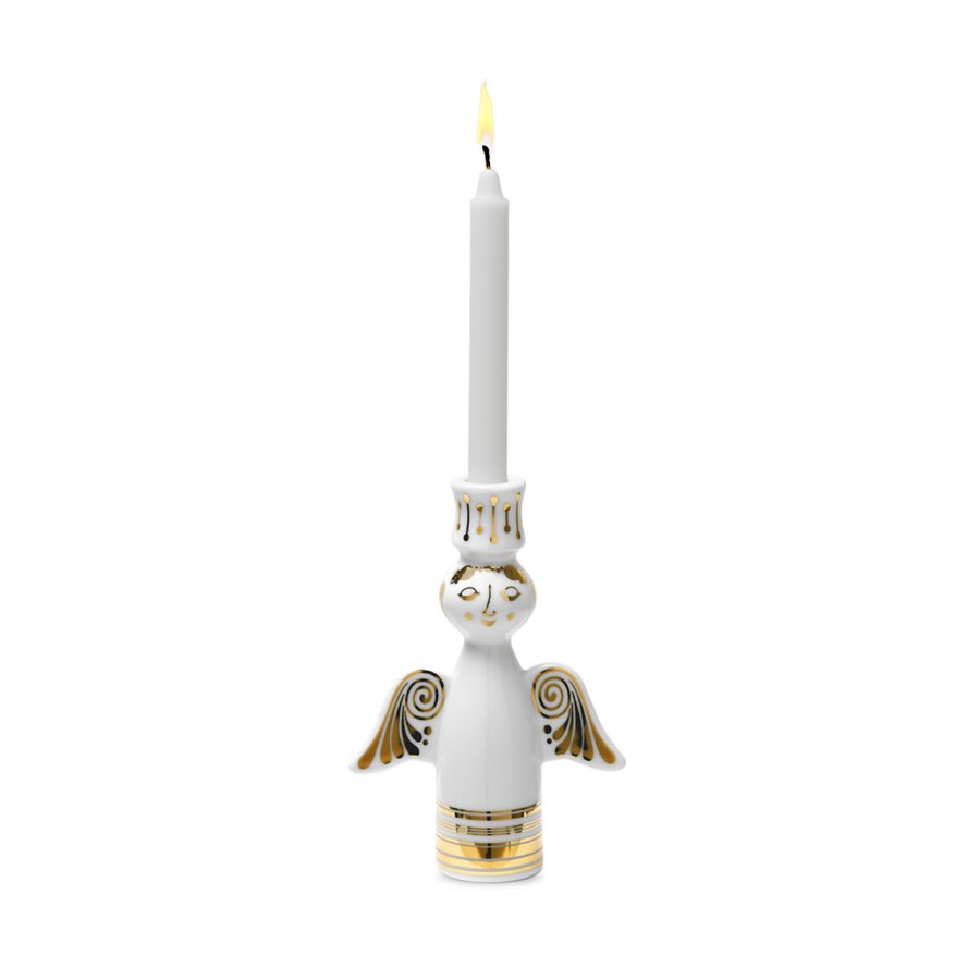 Bjrn Wiinblad Christmas Gabriel Lysestage Guld, H 12,2 cm