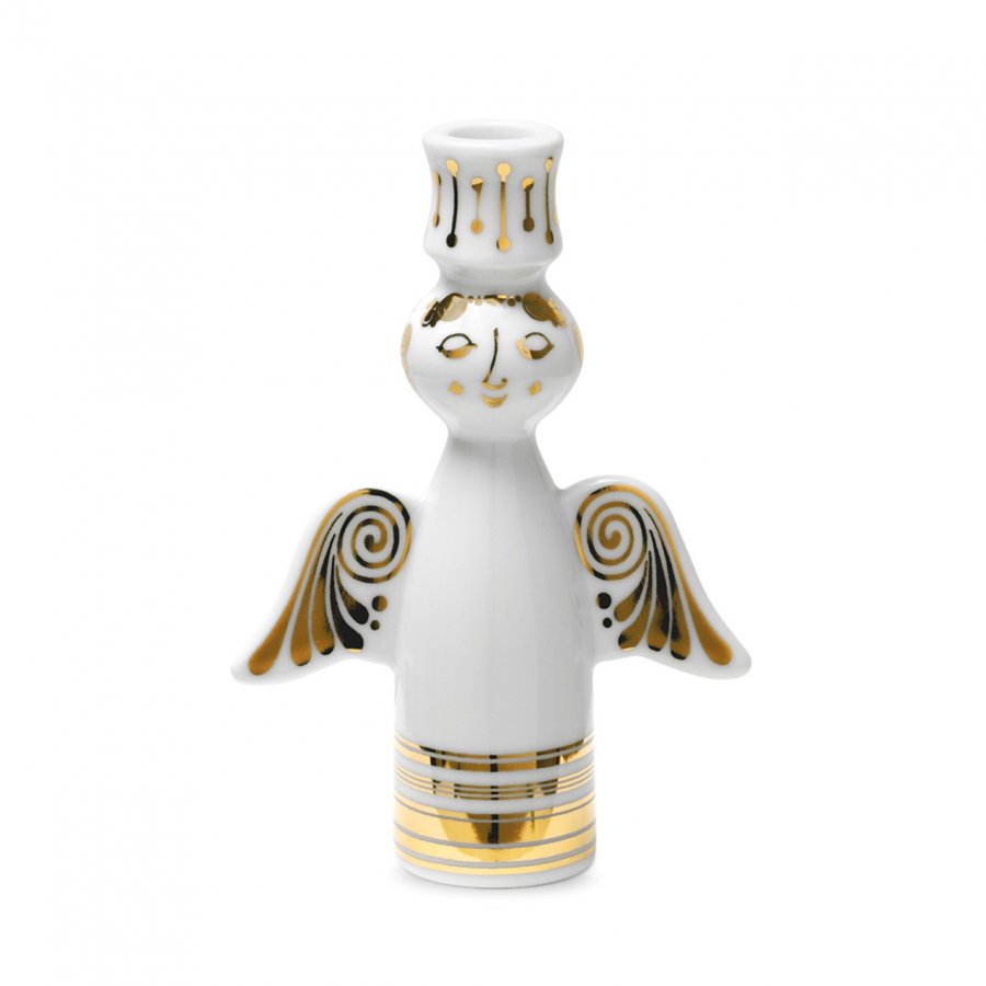 Bjrn Wiinblad Christmas Gabriel Lysestage Guld, H 12,2 cm