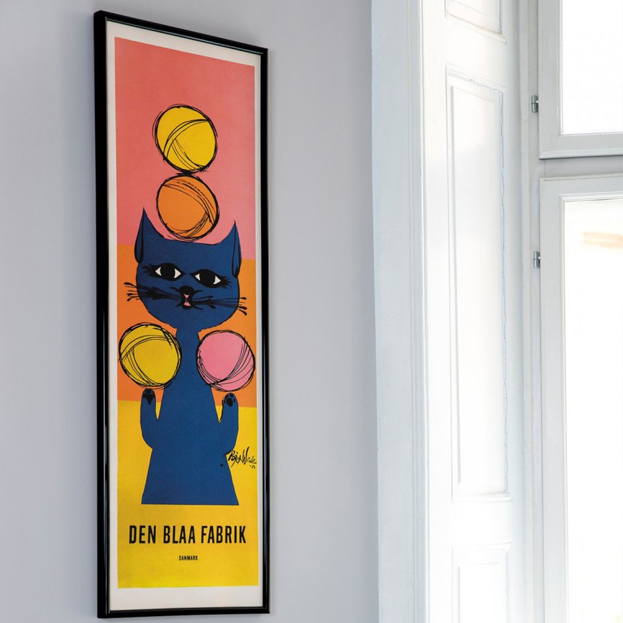 Bjrn Wiinblad Plakat 30x90cm, Den Bl Fabrik