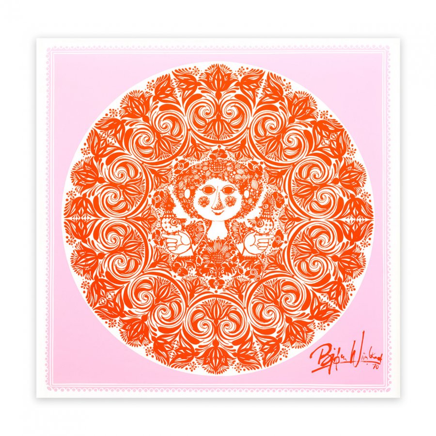 Bjrn Wiinblad Plakat 30x30cm, Art Faience