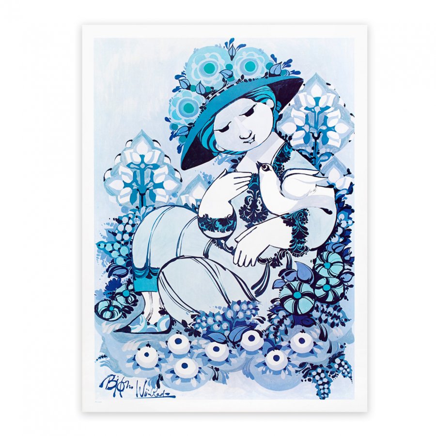 Bjrn Wiinblad Plakat 50x70cm, Frken Ella