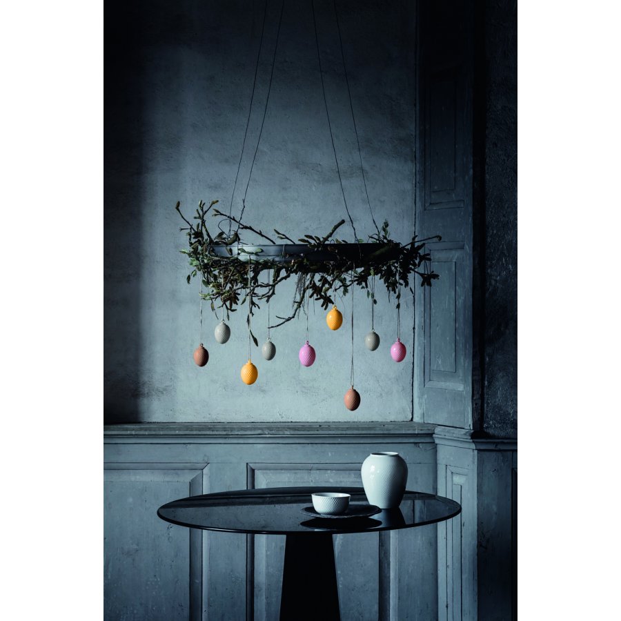 Lyngby Porceln Rhombe Pskeophng H7,5, Gul