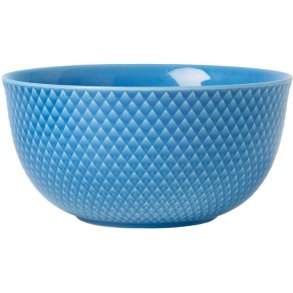 Lyngby Porcelæn Rhombe Color Serveringsskål Ø17,5 cm, Blå