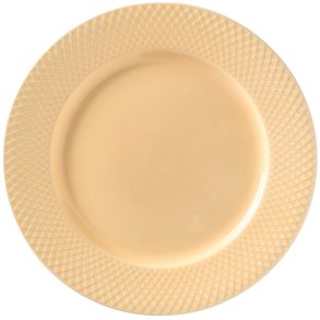 Lyngby Porcelæn Rhombe Color Tallerken 27 cm, Sand