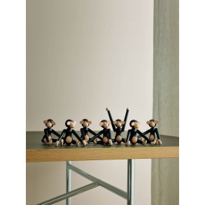Kay Bojesen Abe Mini 9,5 cm, Mørk Bejdset Eg