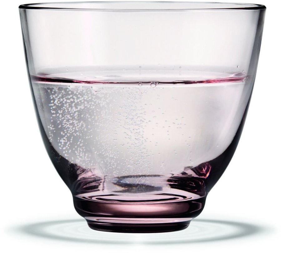 Holmegaard Flow Vandglas 35 cl, Rosa