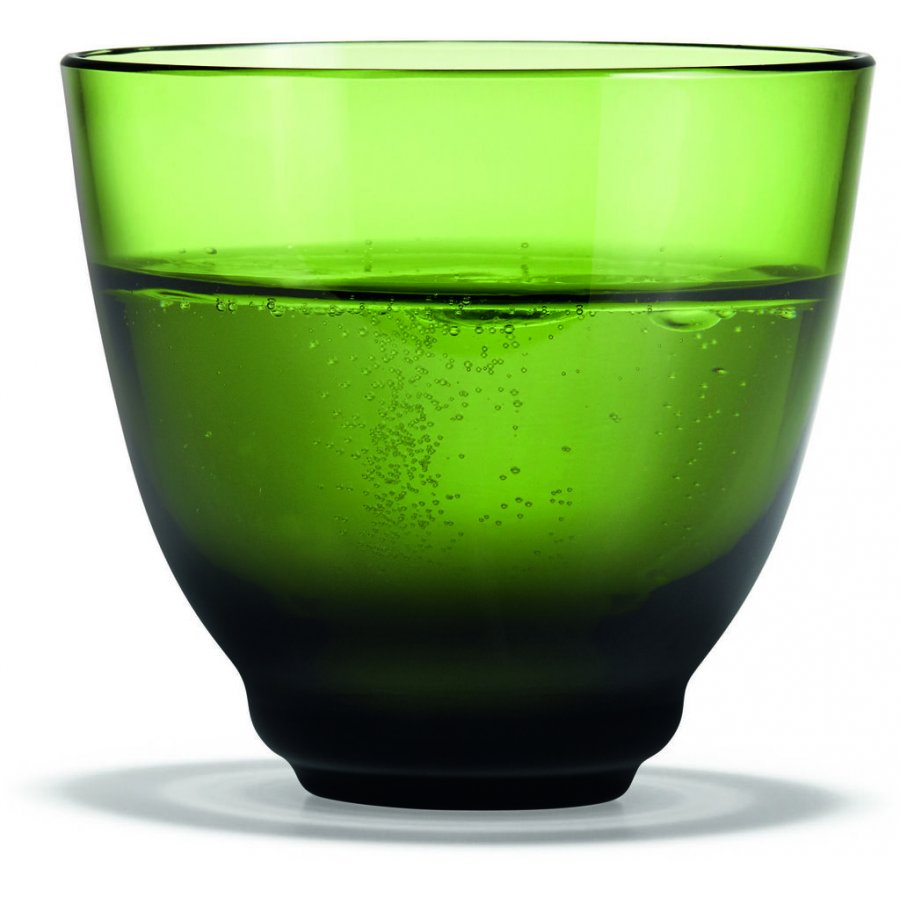 Holmegaard Flow Vandglas 35 cl, Olivengrøn
