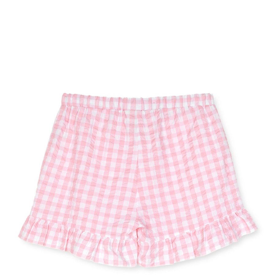 Juna Bk&Blge Sola shorts S/M, Pink/hvid