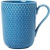 Lyngby Porceln Rhombe Color Becher mit Henkel 33 cl, Blau