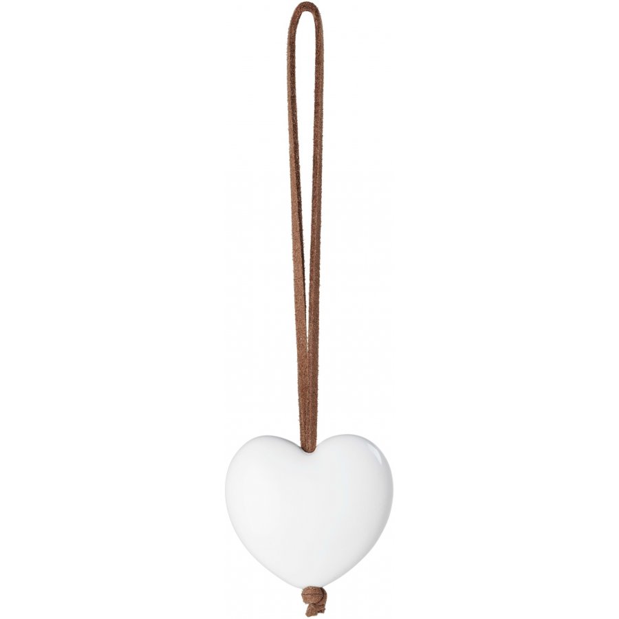 Rosendahl Karen Blixen Nordic Tales Hjerte H4,5 cm, Blankt Hvid