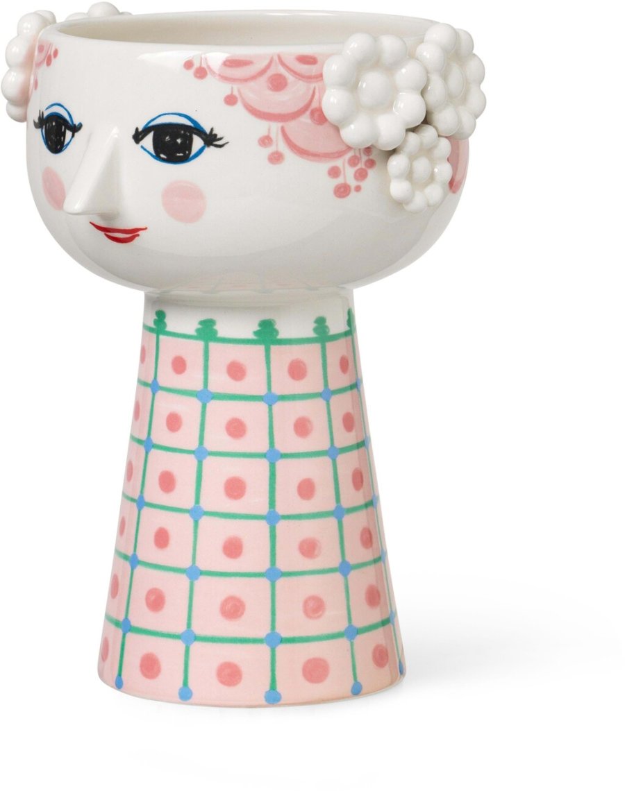 Bjrn Wiinblad Eva Vase H18,5 cm, Pink