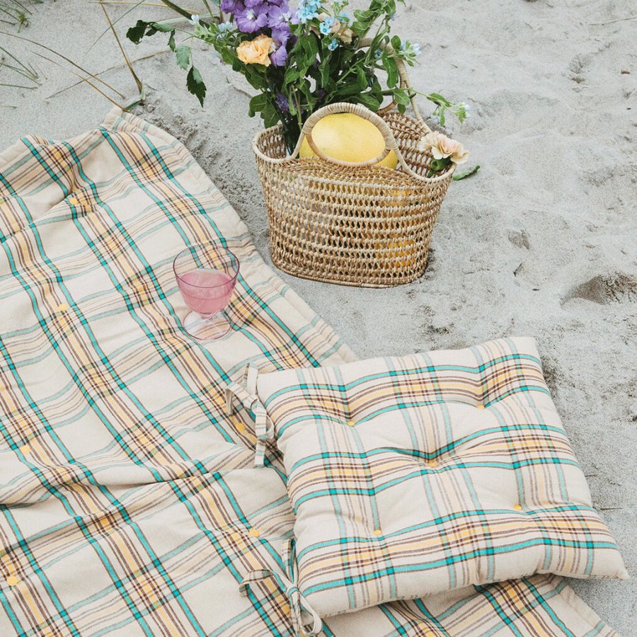 Juna Outdoor Terrace Havehynde 40x4x40 cm, Sand