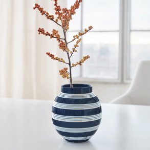 Kähler Omaggio Nuovo Vase H20,5 cm, Mørk Blå