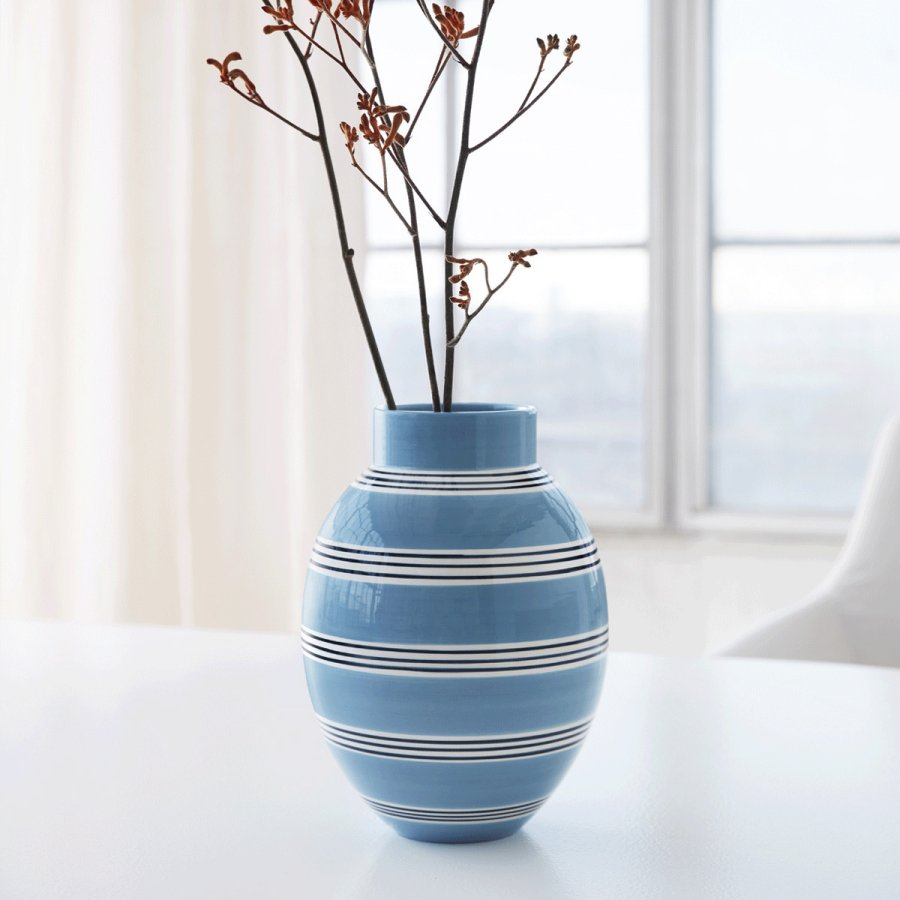 Khler Omaggio Nuovo Vase H30 cm, Blau