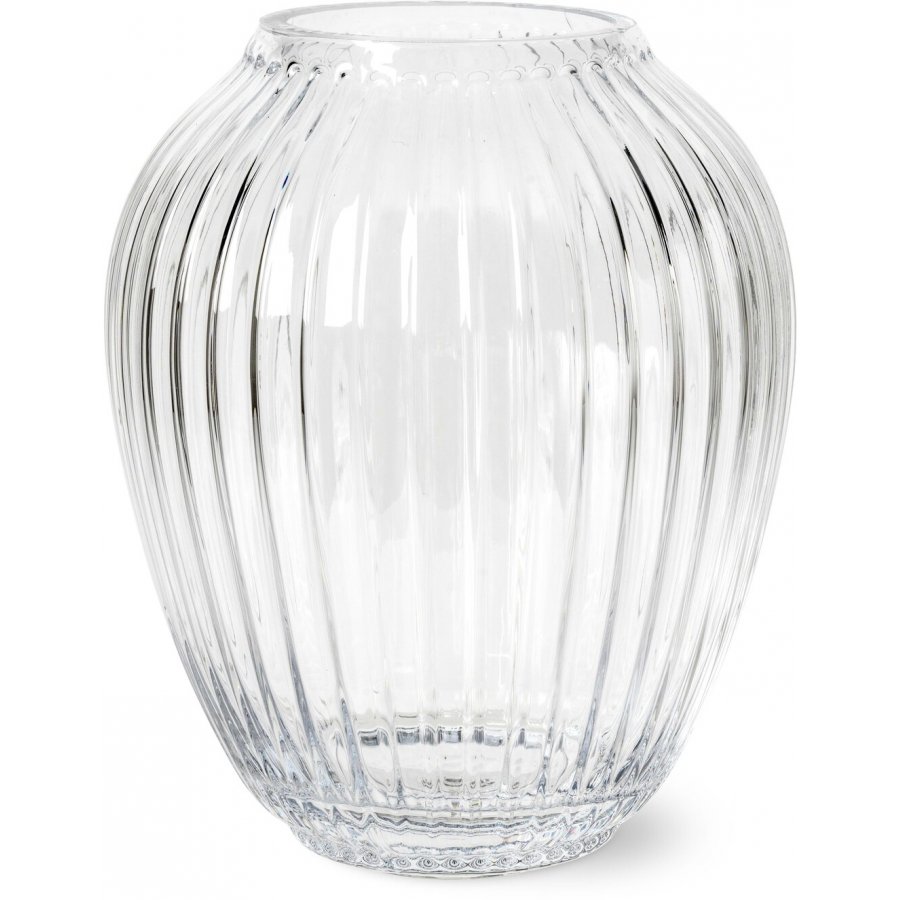 K&auml;hler Hammersh�i Vase H18,5 cm, Klar