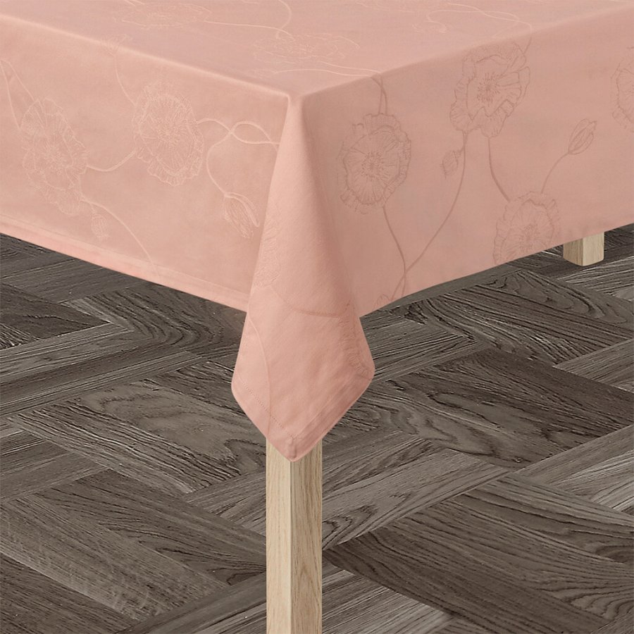 Khler Hammershi Poppy Damask Tischdecke 150x370 cm, Nude