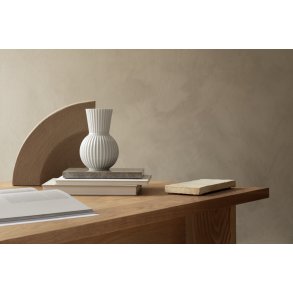 Lyngby Porcelæn Tura Vase H18 cm, Hvid