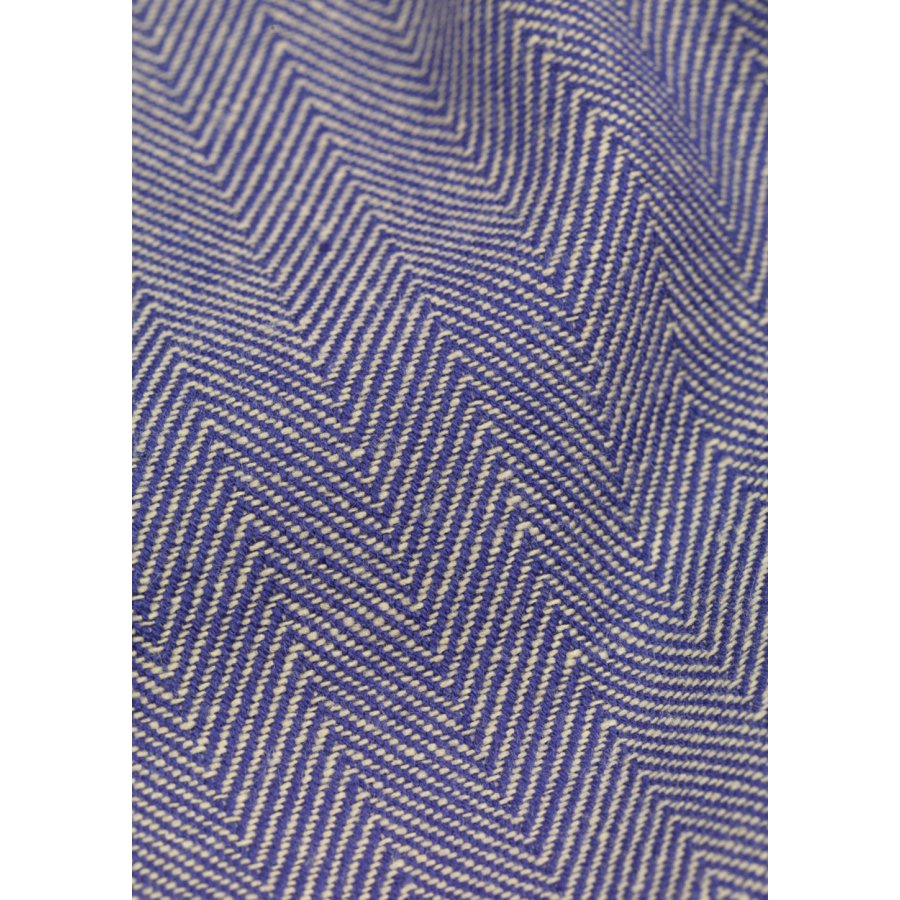 Lyngby Porceln Herringbone Tischdecke 150x320 cm, Blau